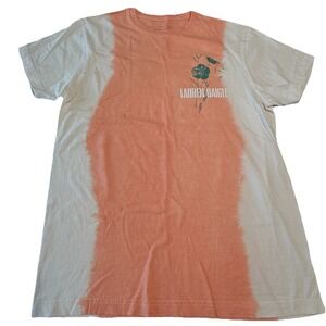 Lauren Daigle World Tour 2020 tour shirt orange white M HTF Christian Band NWOT